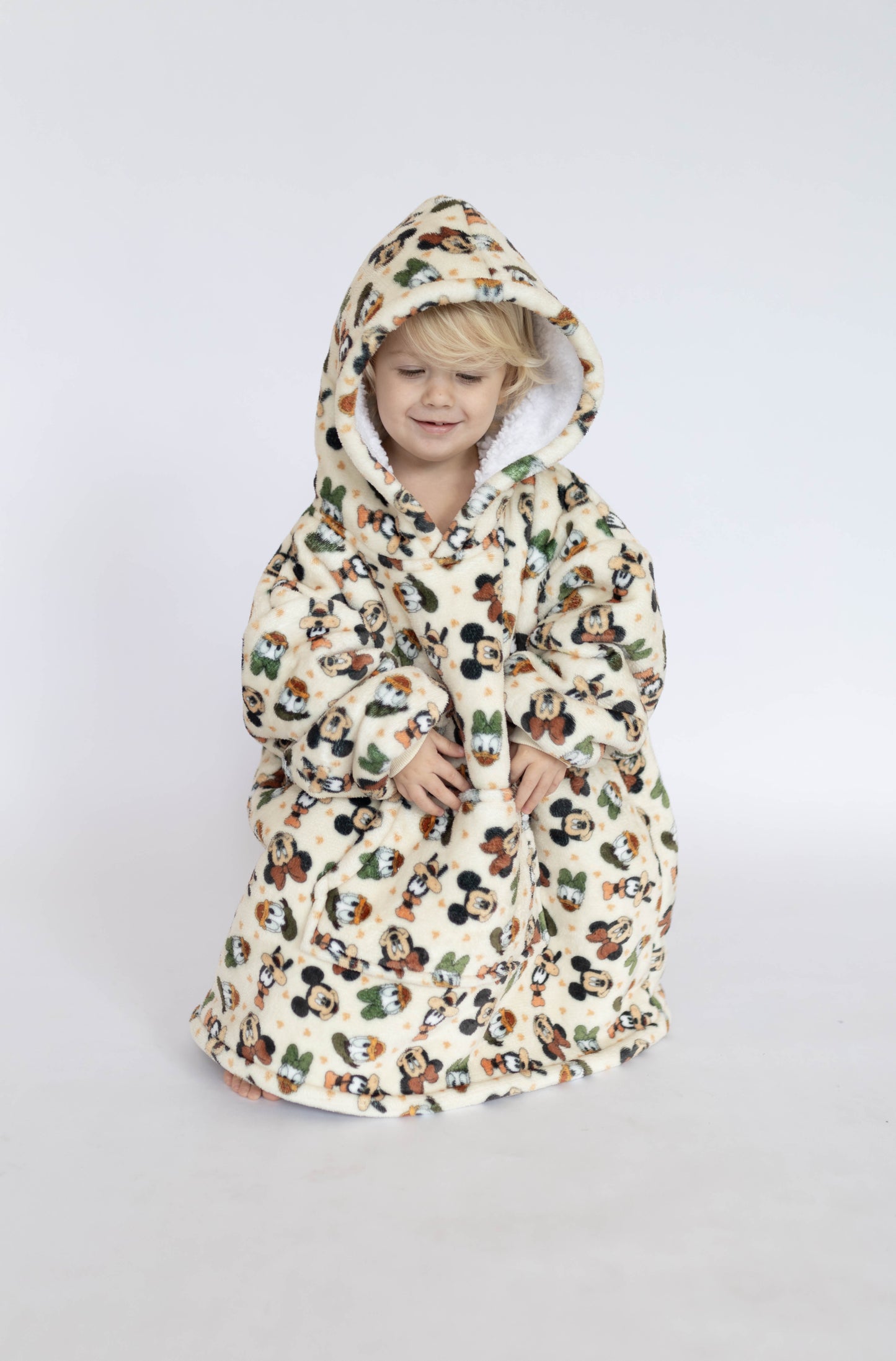 Mickey & Friends Sherpa Lined Hoodie Blanket