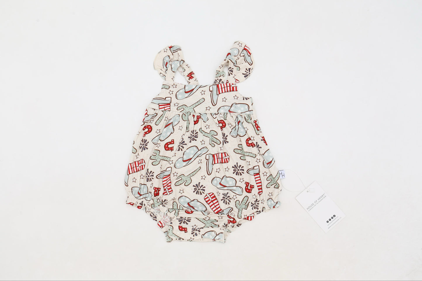 American Rodeo bubble romper