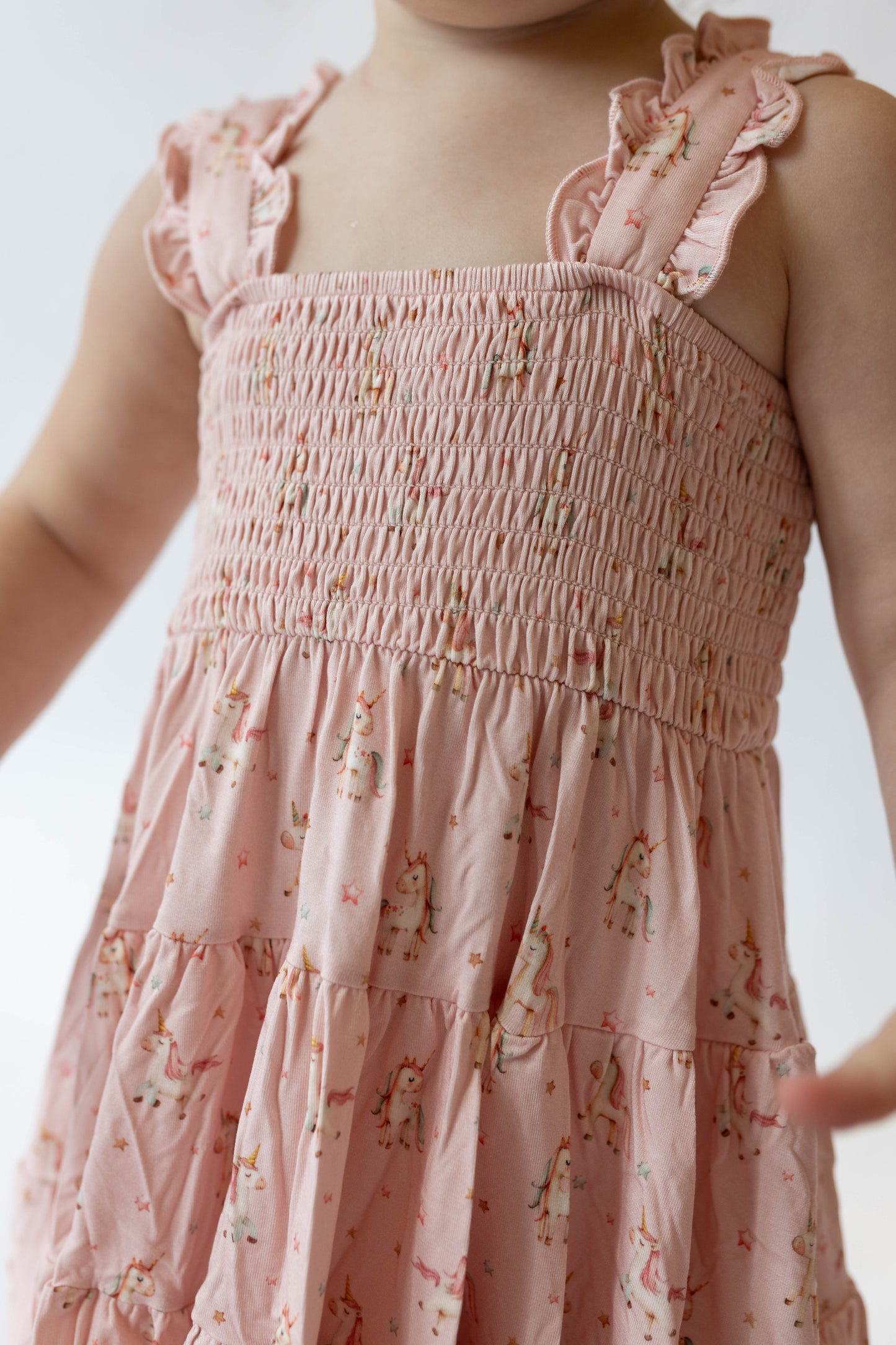 Unicorn Shirred Dress