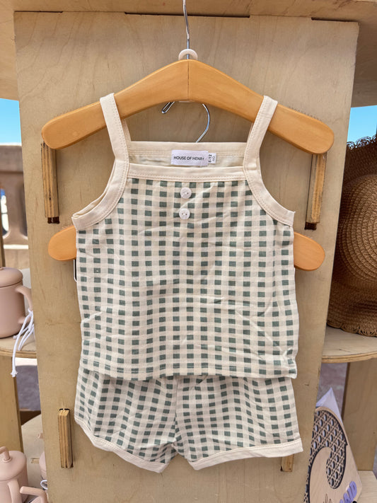 Sage Check Tank Set