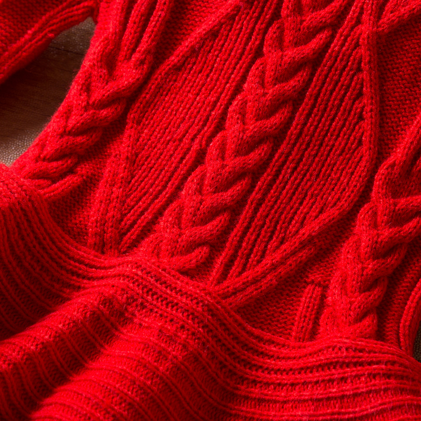 Red Knit Sweater & Tulle Dress