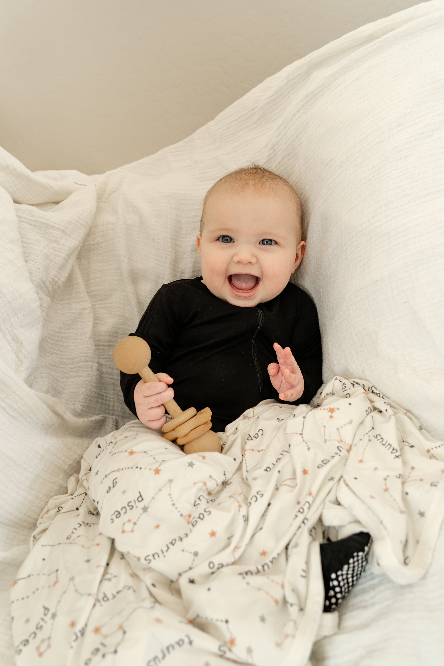 Wooden Rattle Teether