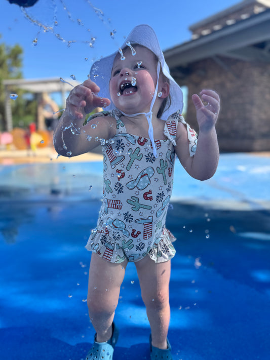 American Rodeo Girls One Piece Swim