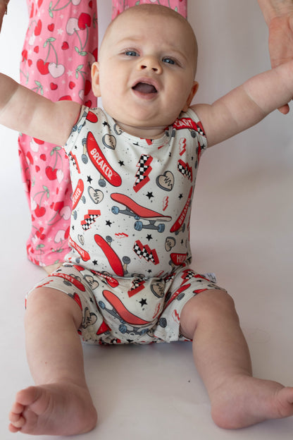 Heart Breaker Shorty Tank Romper