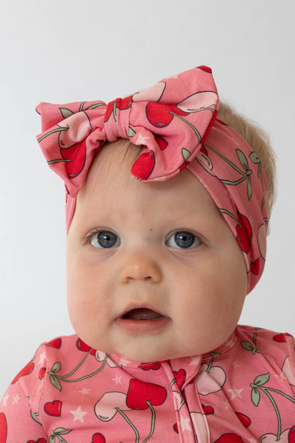 Cherry Hearts Bow