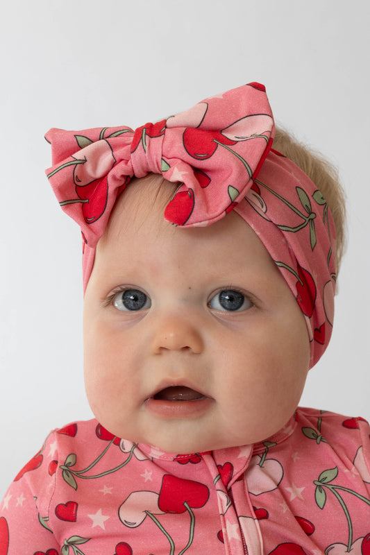 Cherry Hearts Bow