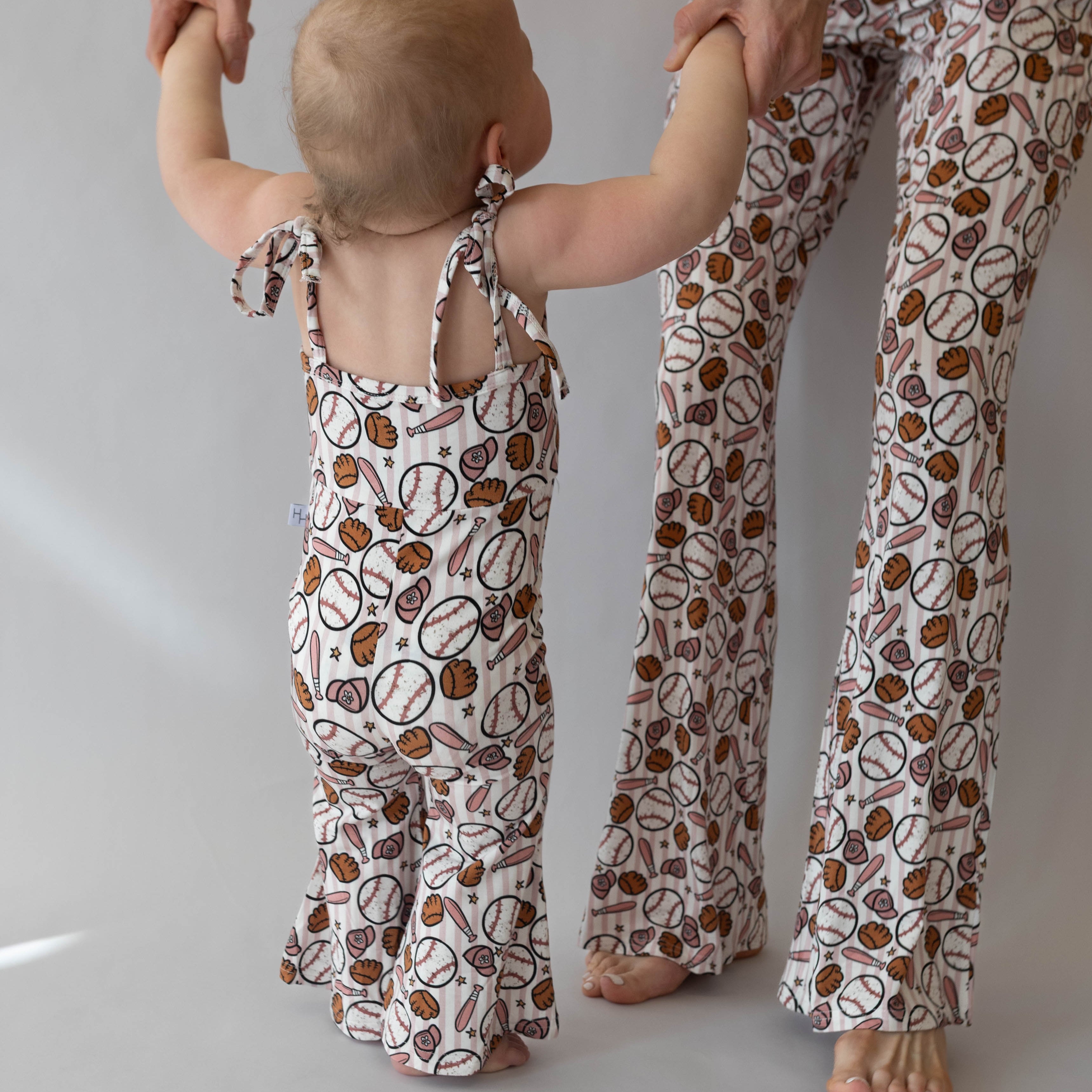 Pink Baseball Bell Romper – HouseofHenry.co