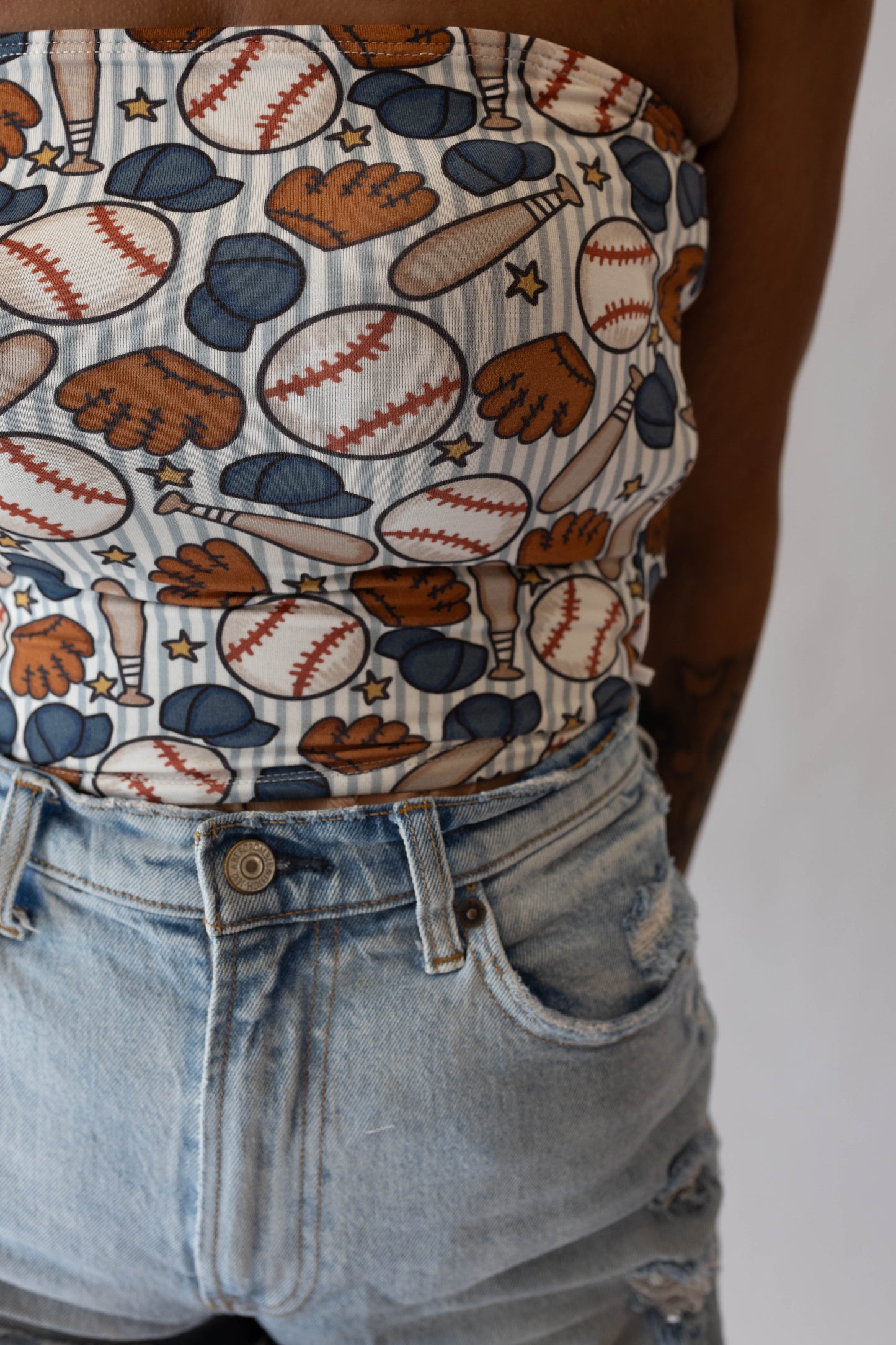 'Not like a Regular Mom' Women's Blue Baseball Set