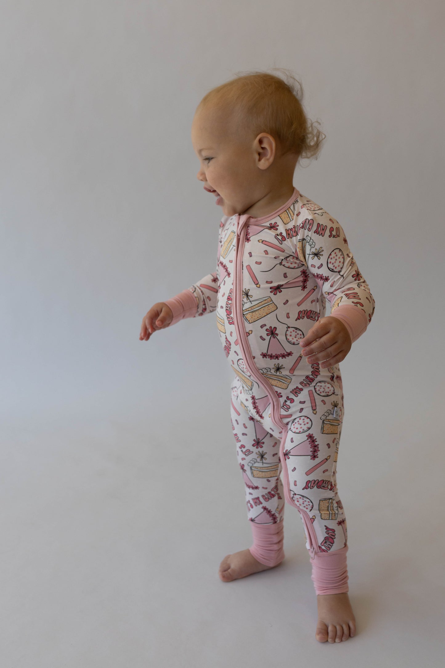 Pink Birthday Loveralls