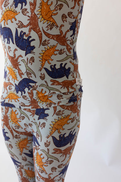 Blue Dino 2 piece PJ's