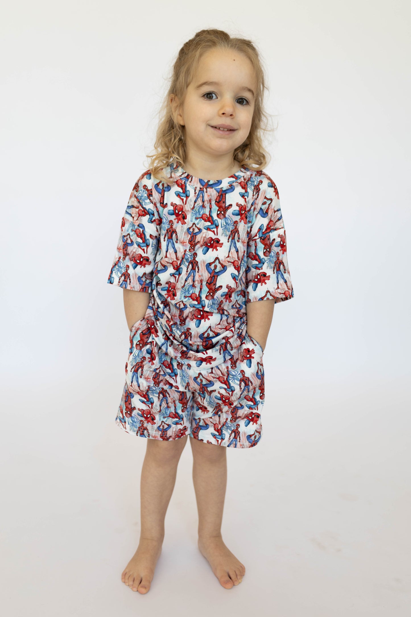 Watercolor Spider-Man Boy's Casual