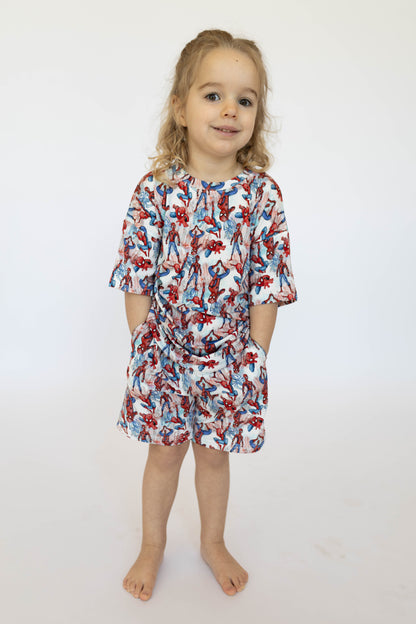 Watercolor Spider-Man Boy's Casual