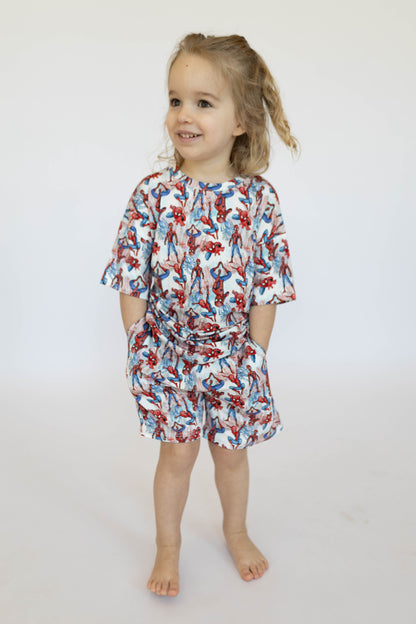 Watercolor Spider-Man Boy's Casual