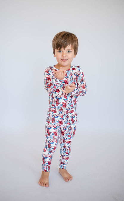 Watercolor Spider-Man 2 piece PJ's