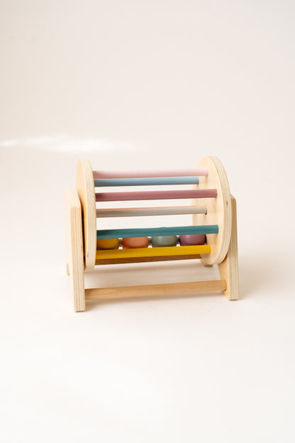 Wooden rolling drum
