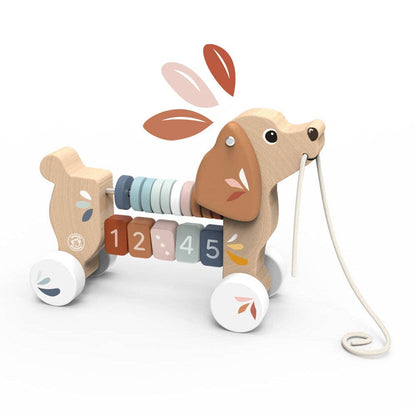 Wooden Puppy Pull along