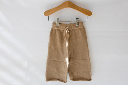 Oversized Latte Knit 2 Piece Set