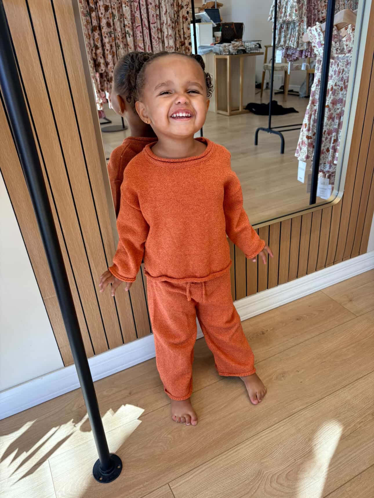 Oversized Ginger Knit 2 Piece Set