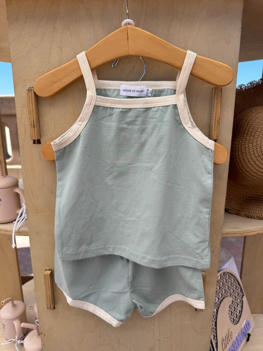 Sage Tank Set
