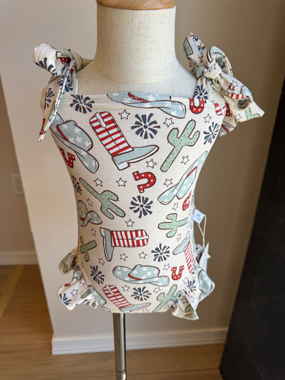 American Rodeo Girls One Piece Swim