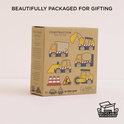 Wooden Construction Vehicle Toys