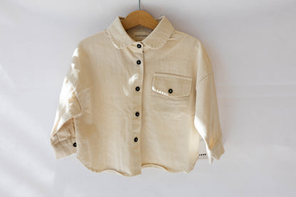Cream Button Up