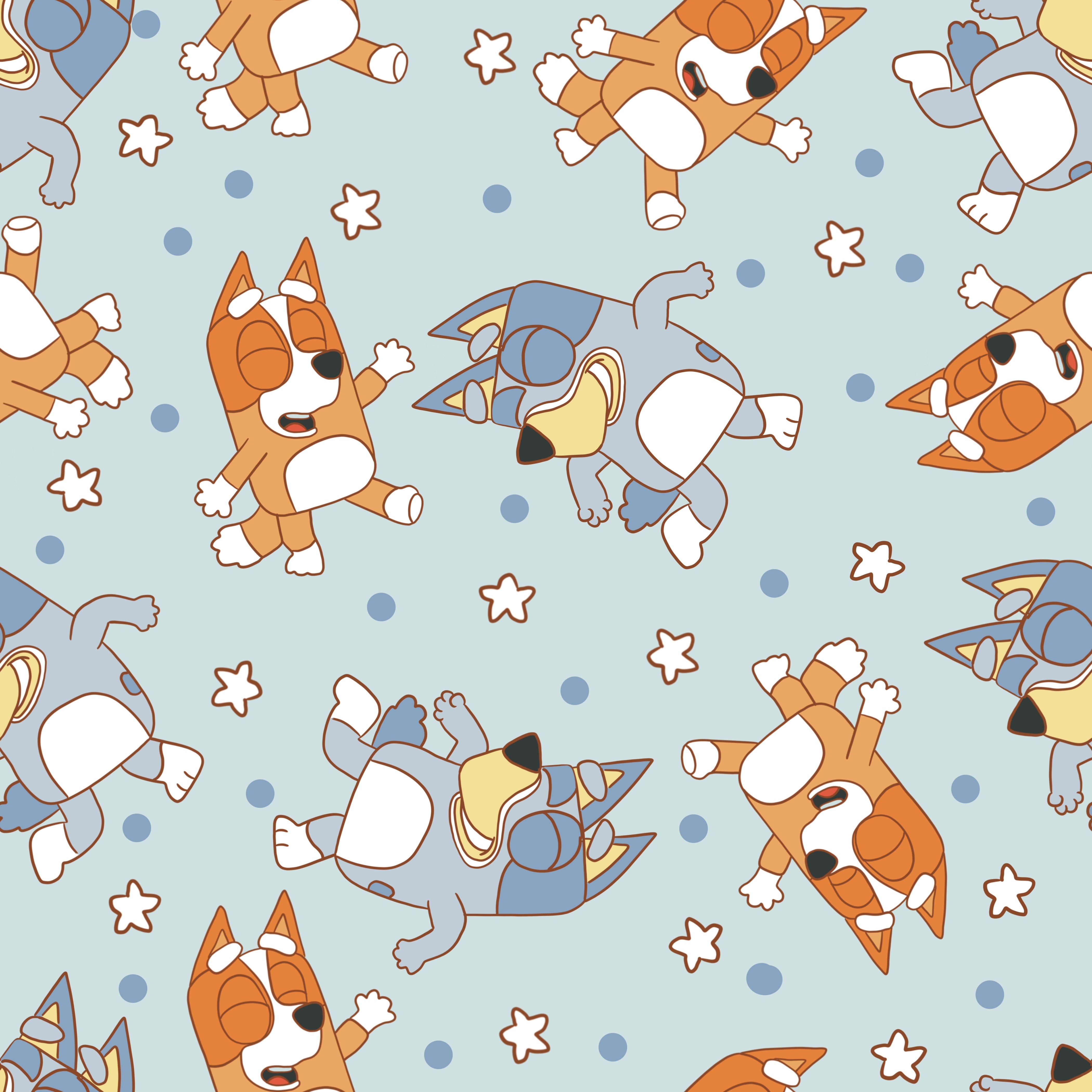 Print Swatch - Bluey