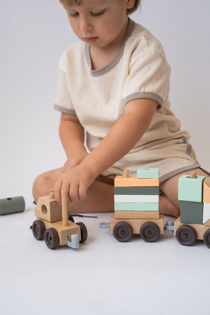 Waffle Knit Set - Cream