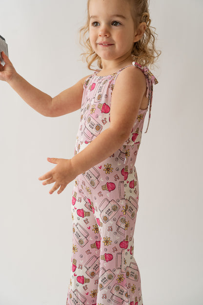 Retro Summer Bell Romper