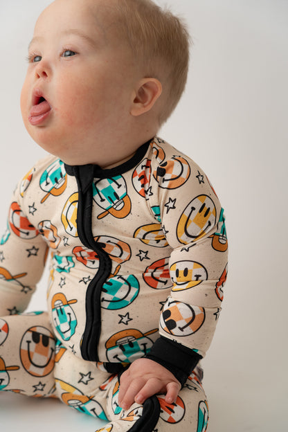 Smiley Check Loveralls