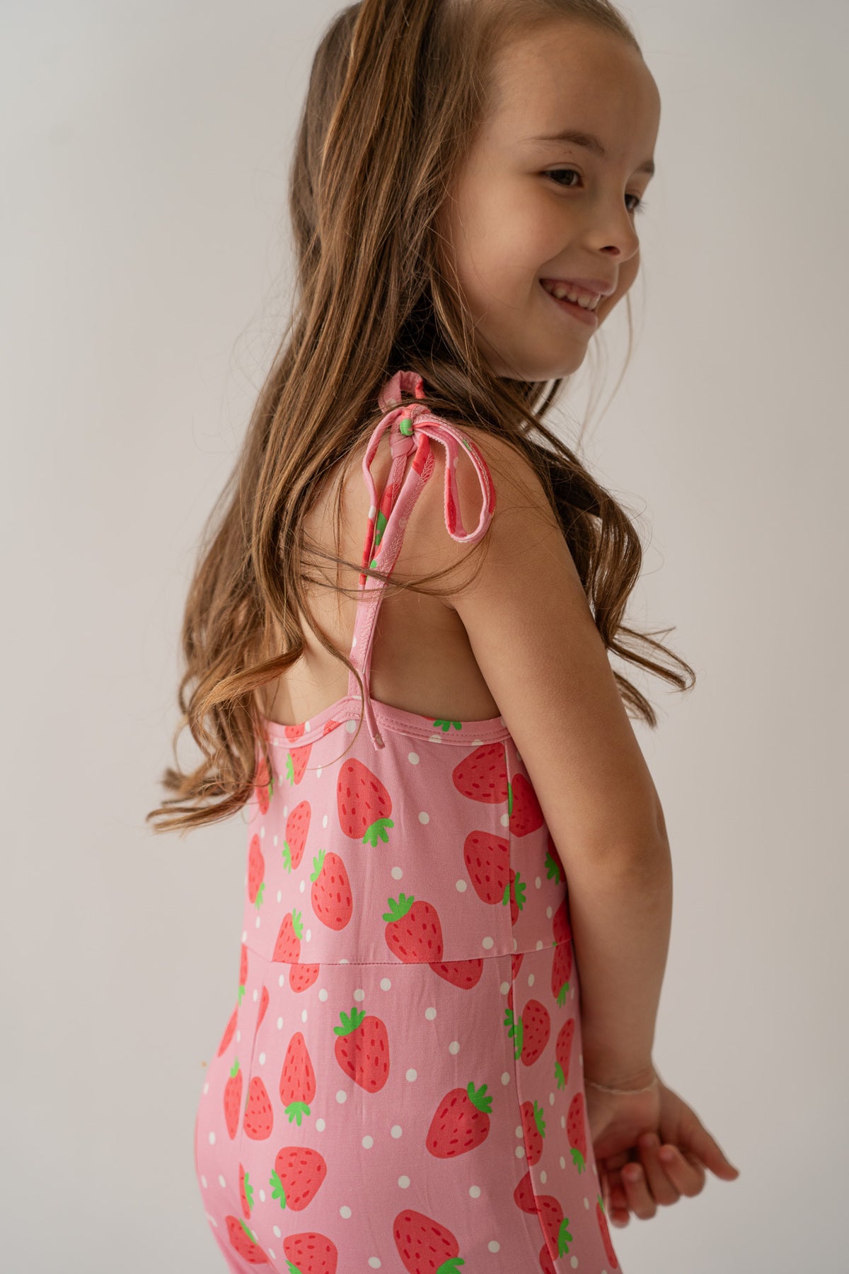 Strawberry Bell Romper