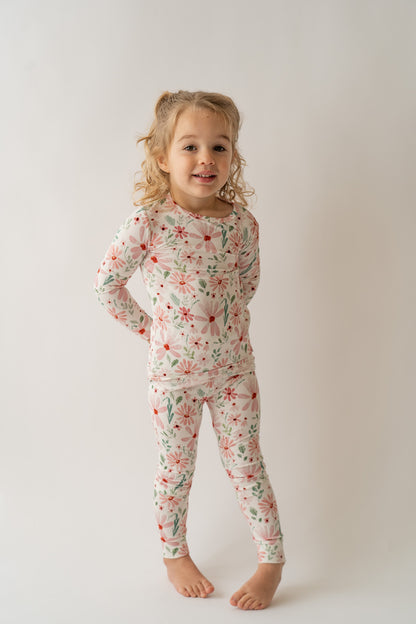 Watercolor Floral 2 piece PJ's