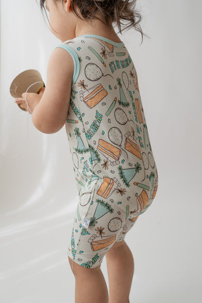 Birthday Shorty Tank Romper