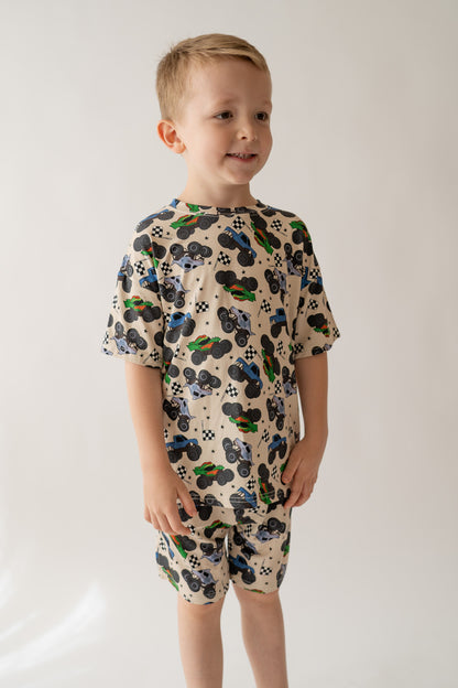 Monster Truck Boy's Casual Set