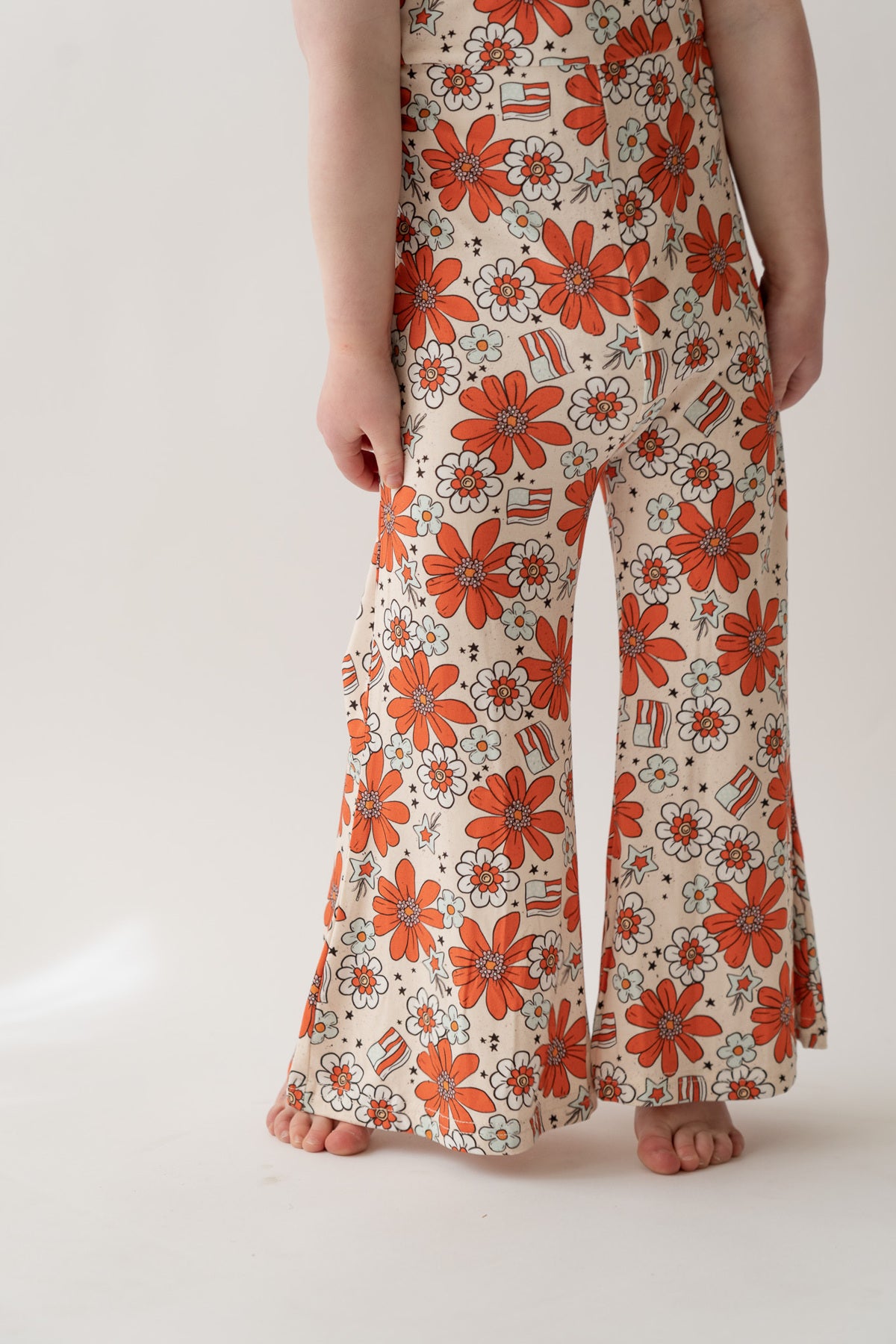 Festive Floral Bell Romper