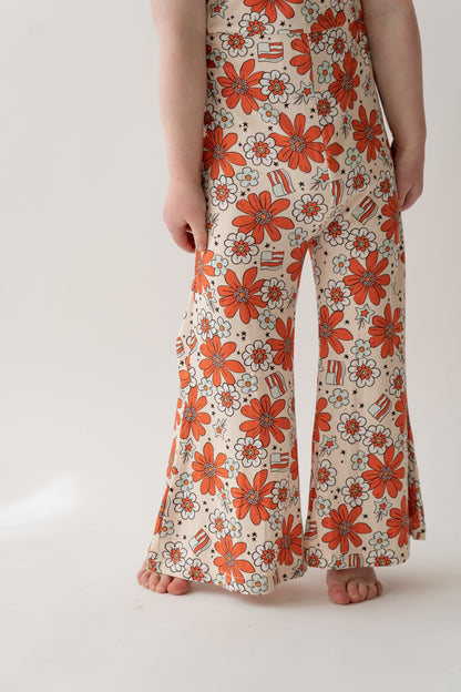 Festive Floral Bell Romper