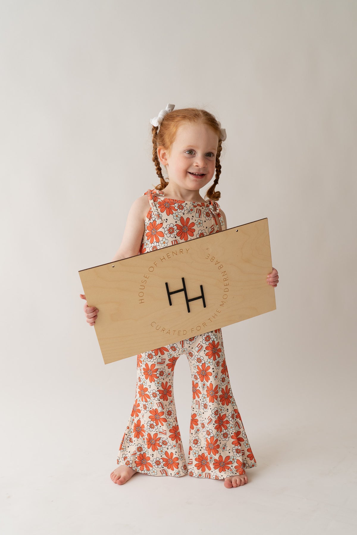 Festive Floral Bell Romper