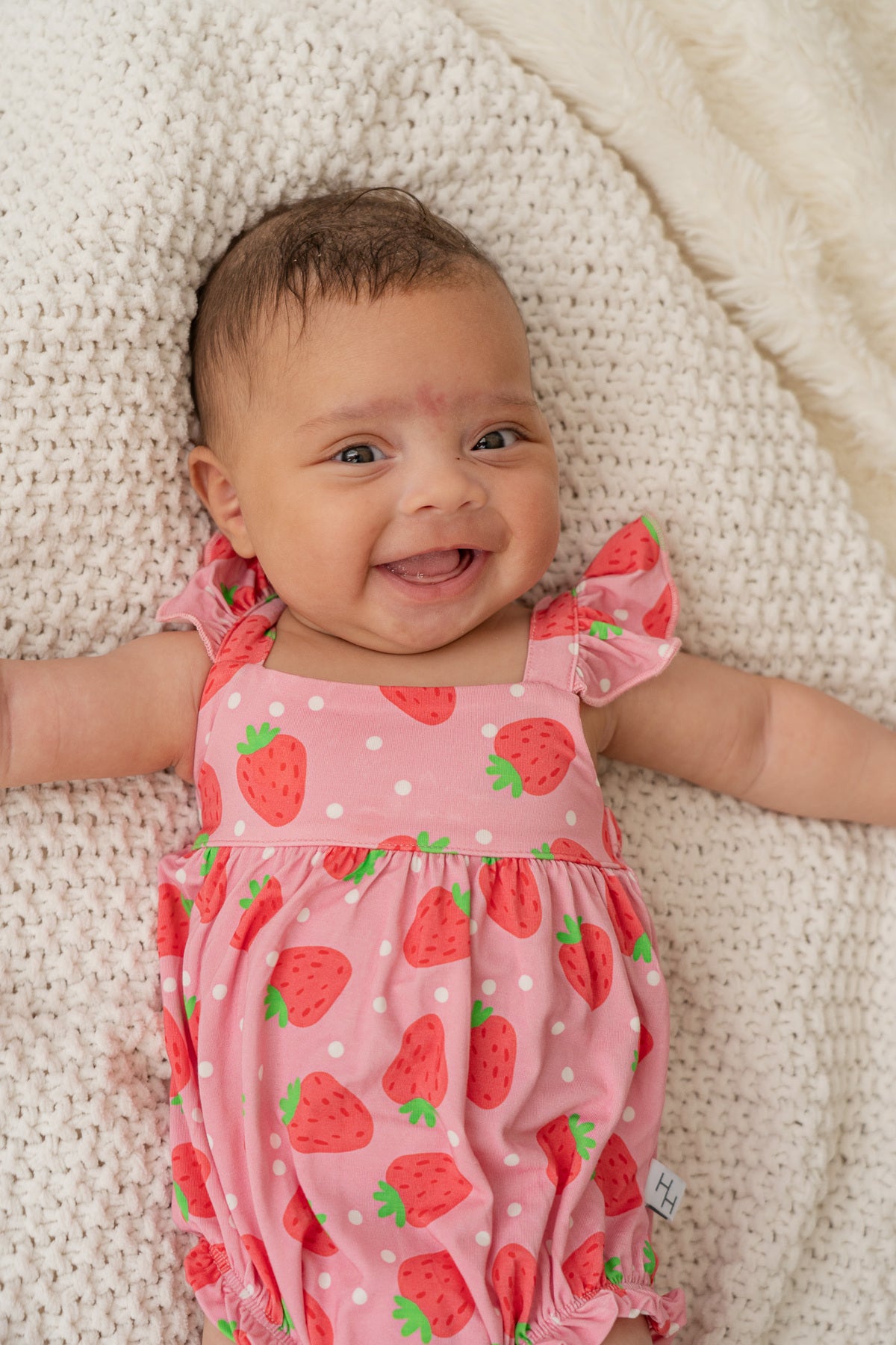 Strawberry Bubble Romper
