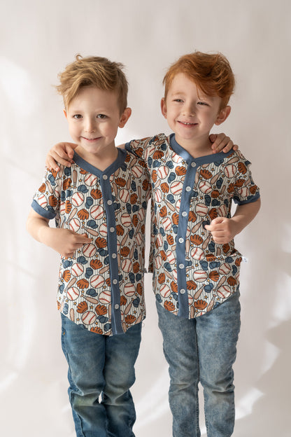 Blue Baseball Jersey