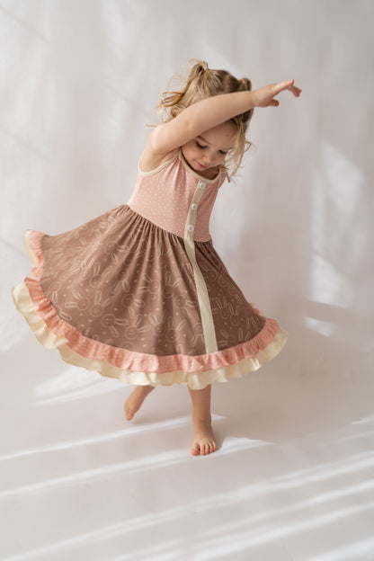 Bunnies Strappy Layered Dress