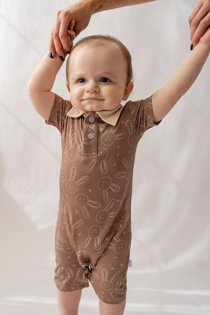 Bunnies Shorty Polo Romper