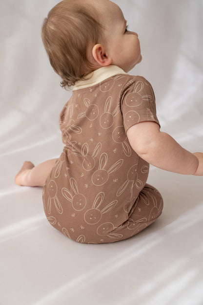 Bunnies Shorty Polo Romper