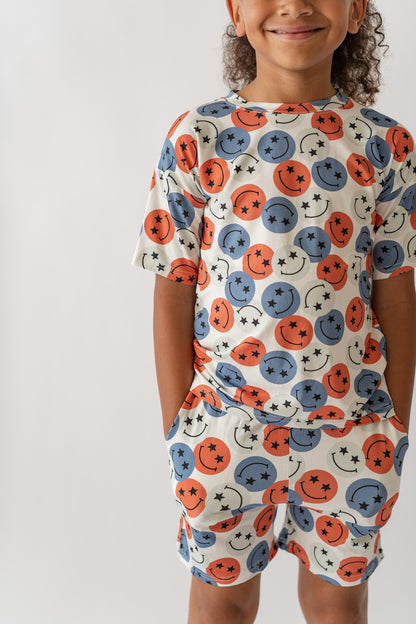 Festive Smiley Boy's Casual Set