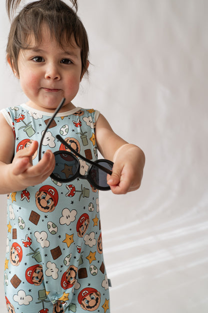 Mario Shorty Tank Romper
