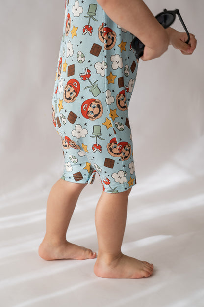 Mario Shorty Tank Romper