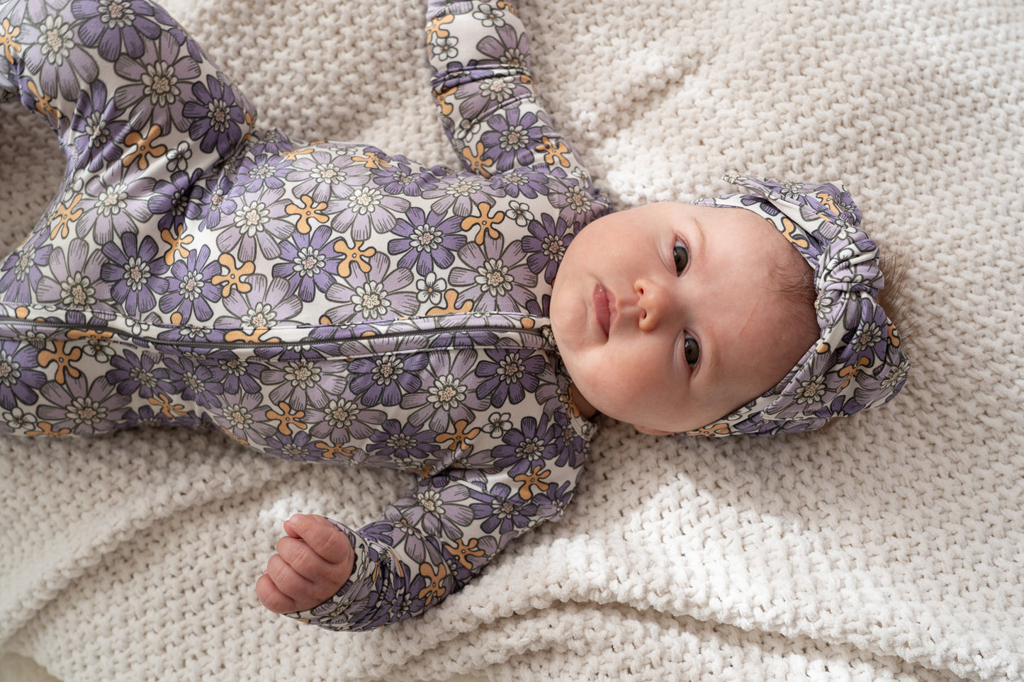 Purple Flower Power Loveralls