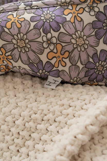 Purple Flower Power Loveralls