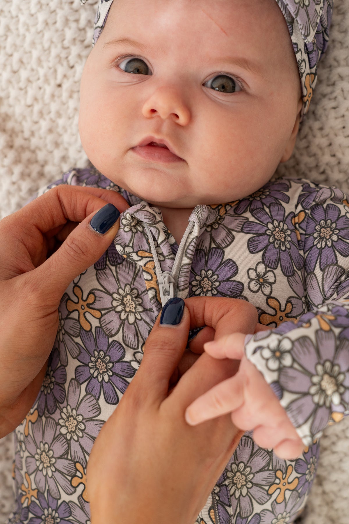 Purple Flower Power Loveralls