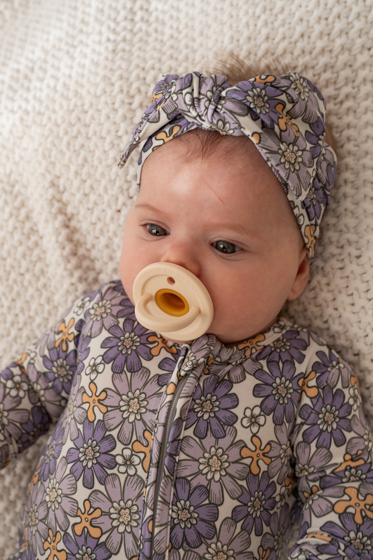 Purple Flower Power Loveralls