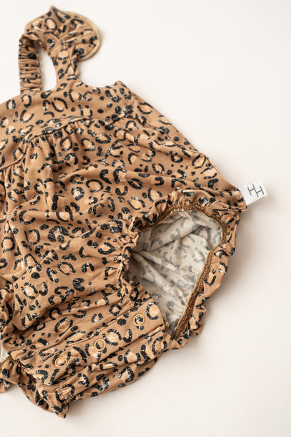 Leopard Bubble Romper